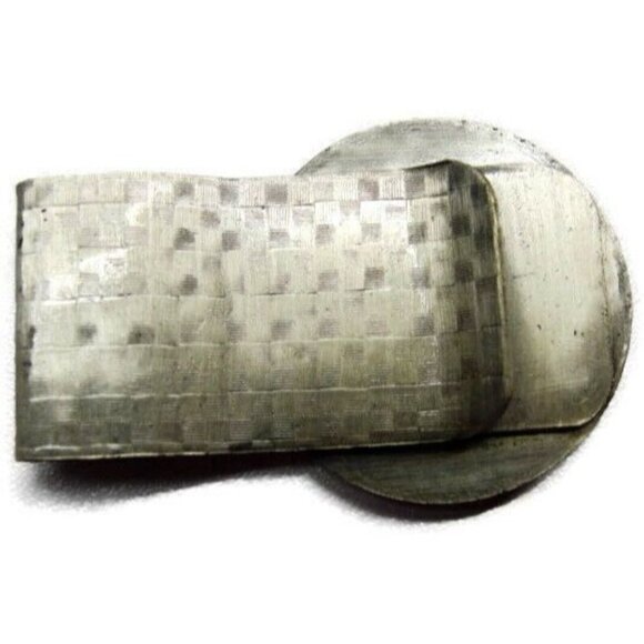 Trader's Grill Money Clip Credit Card Cash ID Holder Silver Tone Advertisement - Picture 3 of 7